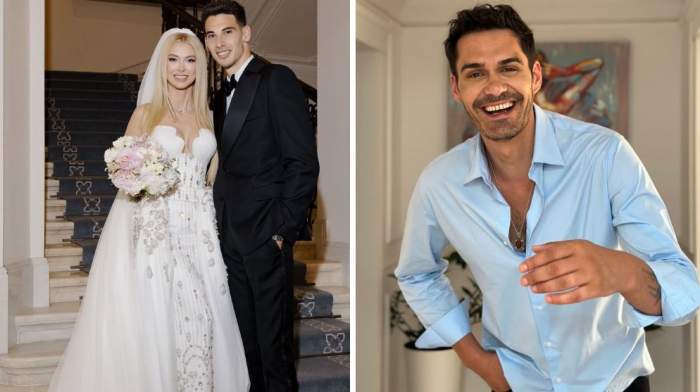 Colaj foto cu Andreea Bălan, Victor Cornea și George Burcea