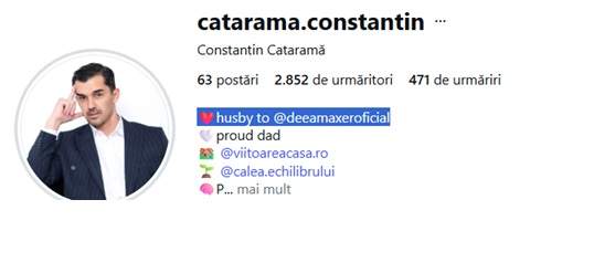 Deea Maxer și Constantin Cataramă s-au căsătorit! Detaliul care nu a trecut neobservat