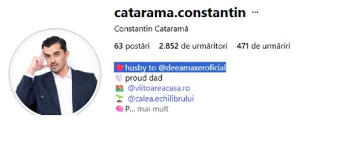 Deea Maxer și Constantin Cataramă s-au căsătorit! Detaliul care nu a trecut neobservat