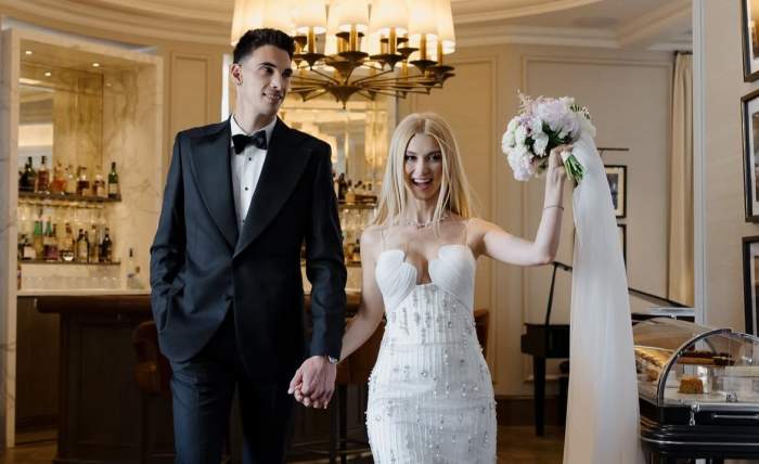 Andreea Bălan și Victor Cornea, mireasă și mire