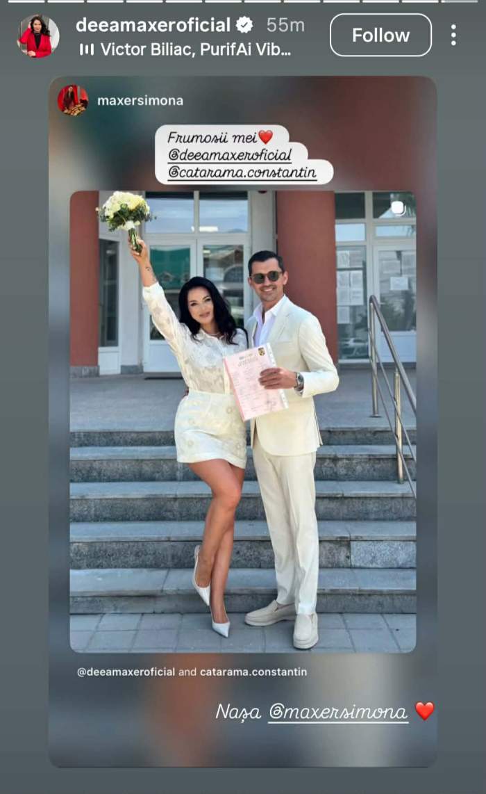 Deea Maxer și Constantin Cataramă