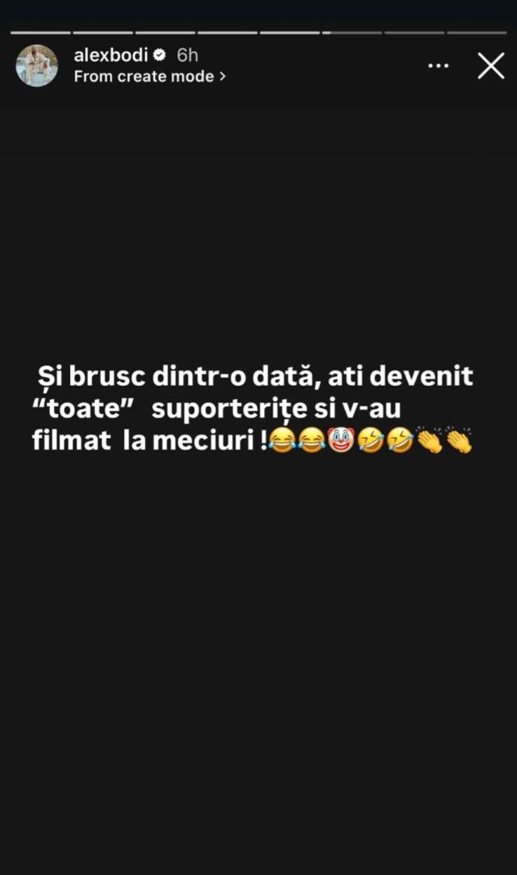 Mesajul lui Alex Bodi