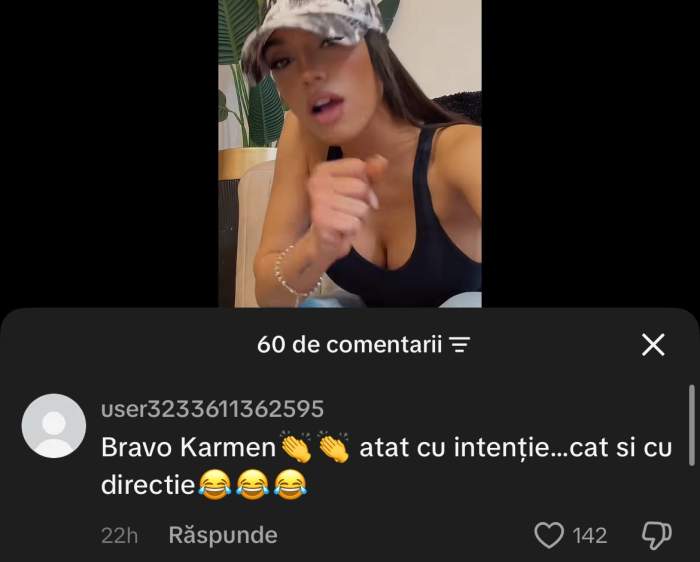 Comentariile de la postarea artistei