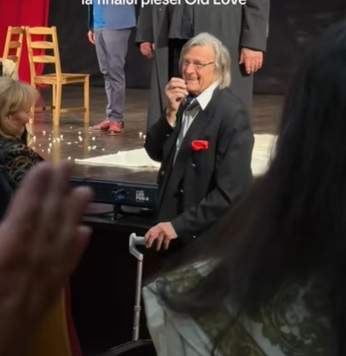 Imagini rare cu Florin Piersic! Cum arată actorul în vârstă de 90 de ani și ce promisiune a făcut