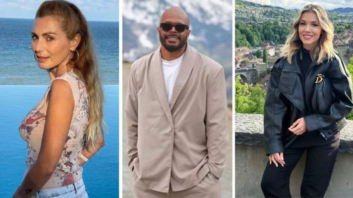 Colaj foto cu Luana Mitran, Andreea și Cabral Ibacka