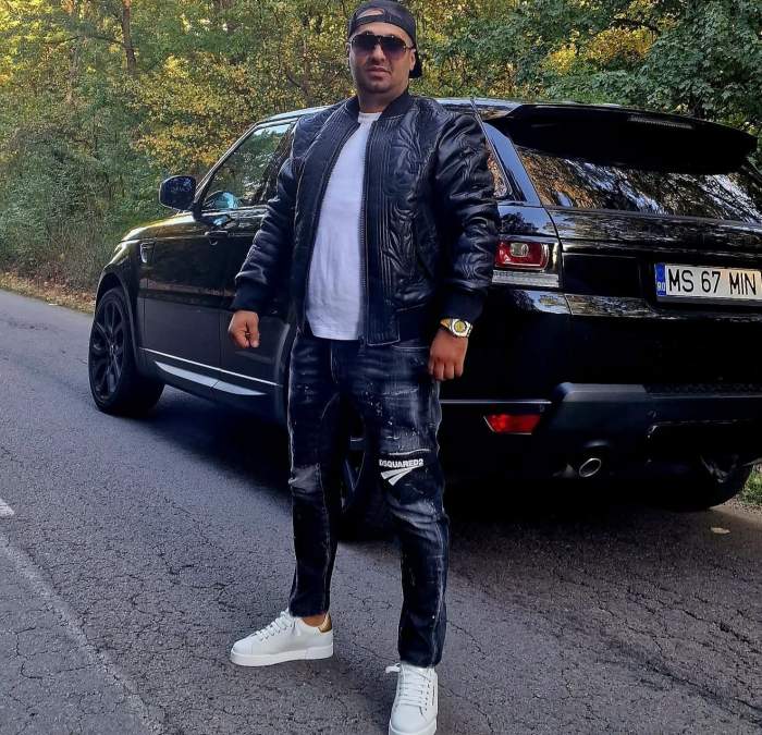 Mădălin Feraru, lângă un bolid de lux