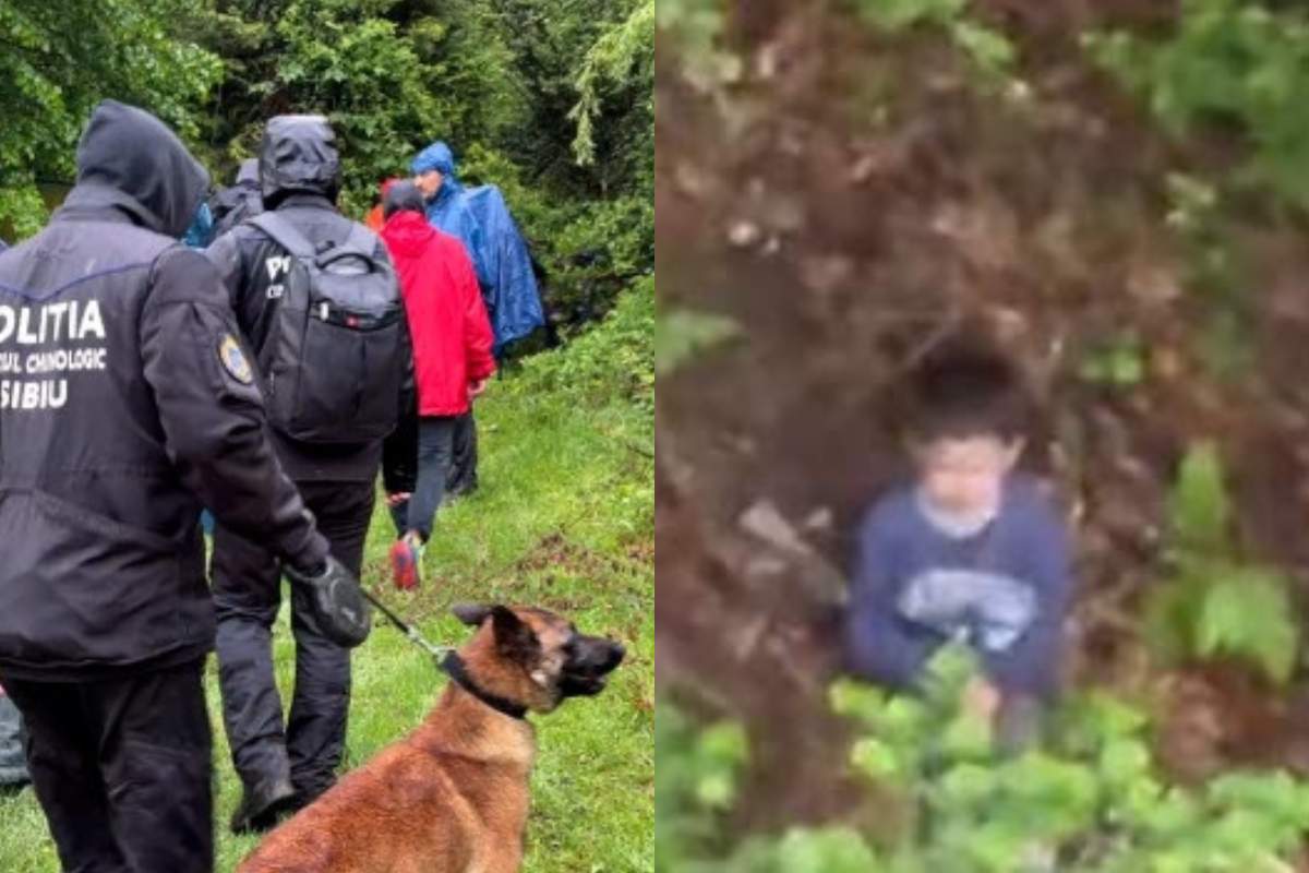 Care e starea de sănătate a micuțului de 5 ani care fusese dat dispărut. A fost găsit în viață după zeci de ore de căutări