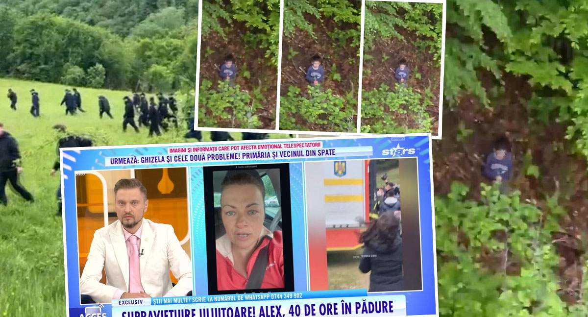 Ce spune una dintre persoanele care l-au căutat pe micuțul Alexandru. Băiețelul din Sibiu a fost găsit