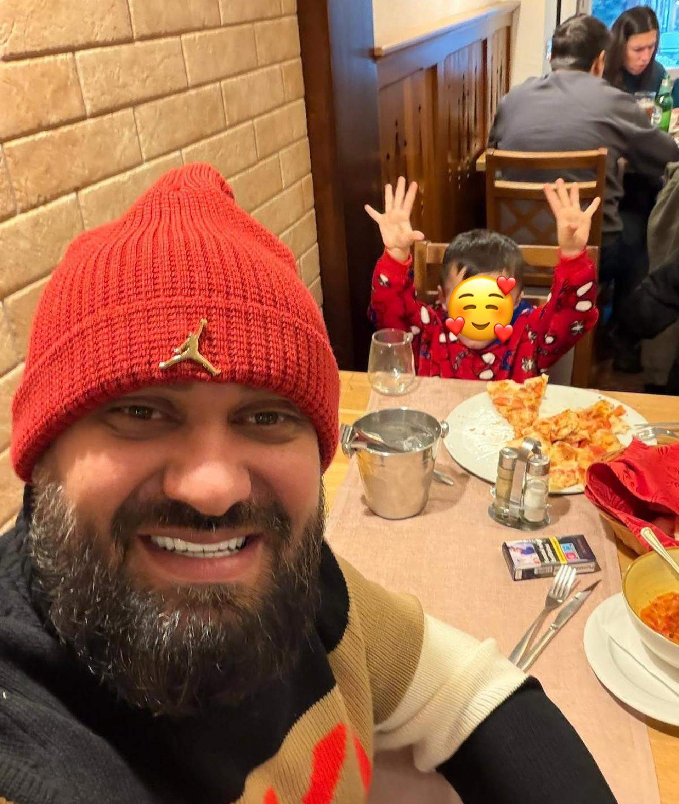 Selfie cu Mădălin Feraru și fiul lui