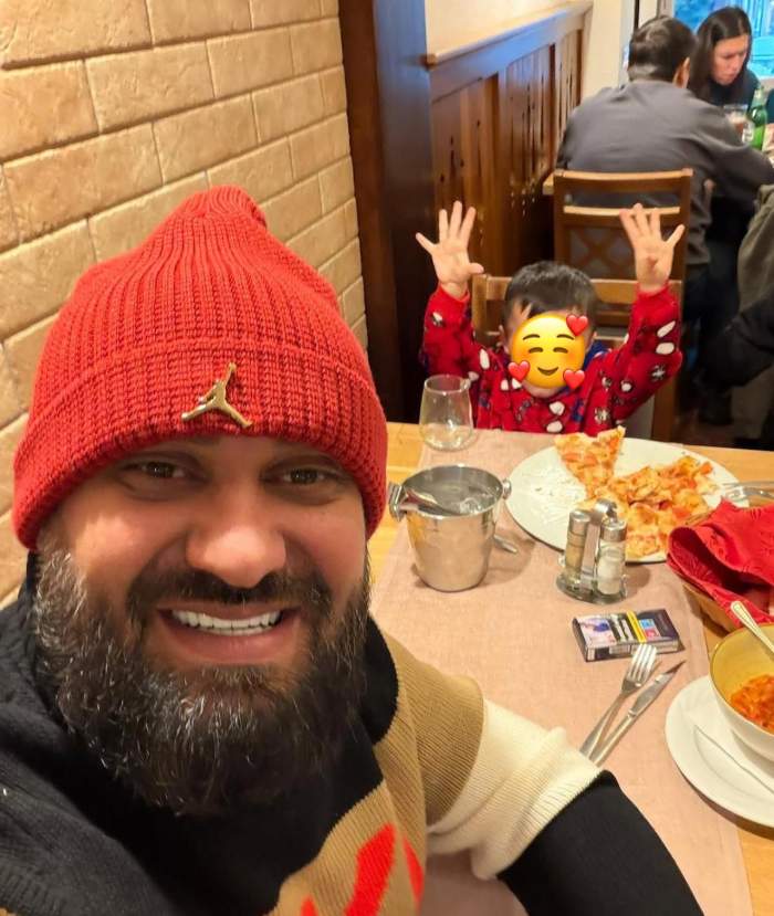 Selfie cu Mădălin Feraru și fiul lui