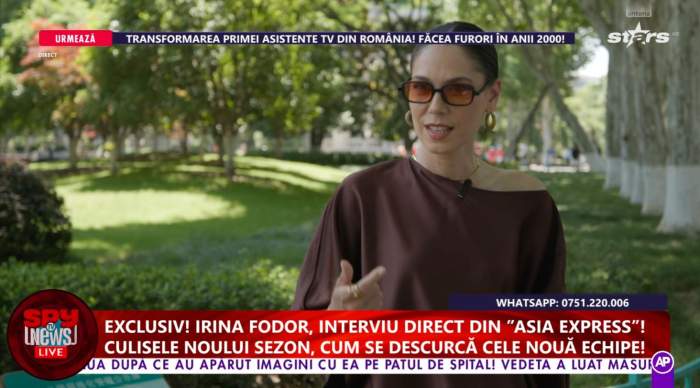 Irina Fodor, interviu pentru Spynews TV