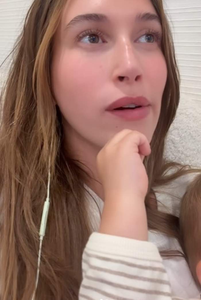 Cel mai emoționant video cu Hailey Bieber și micuțul ei. Cum au fost filmați cei doi