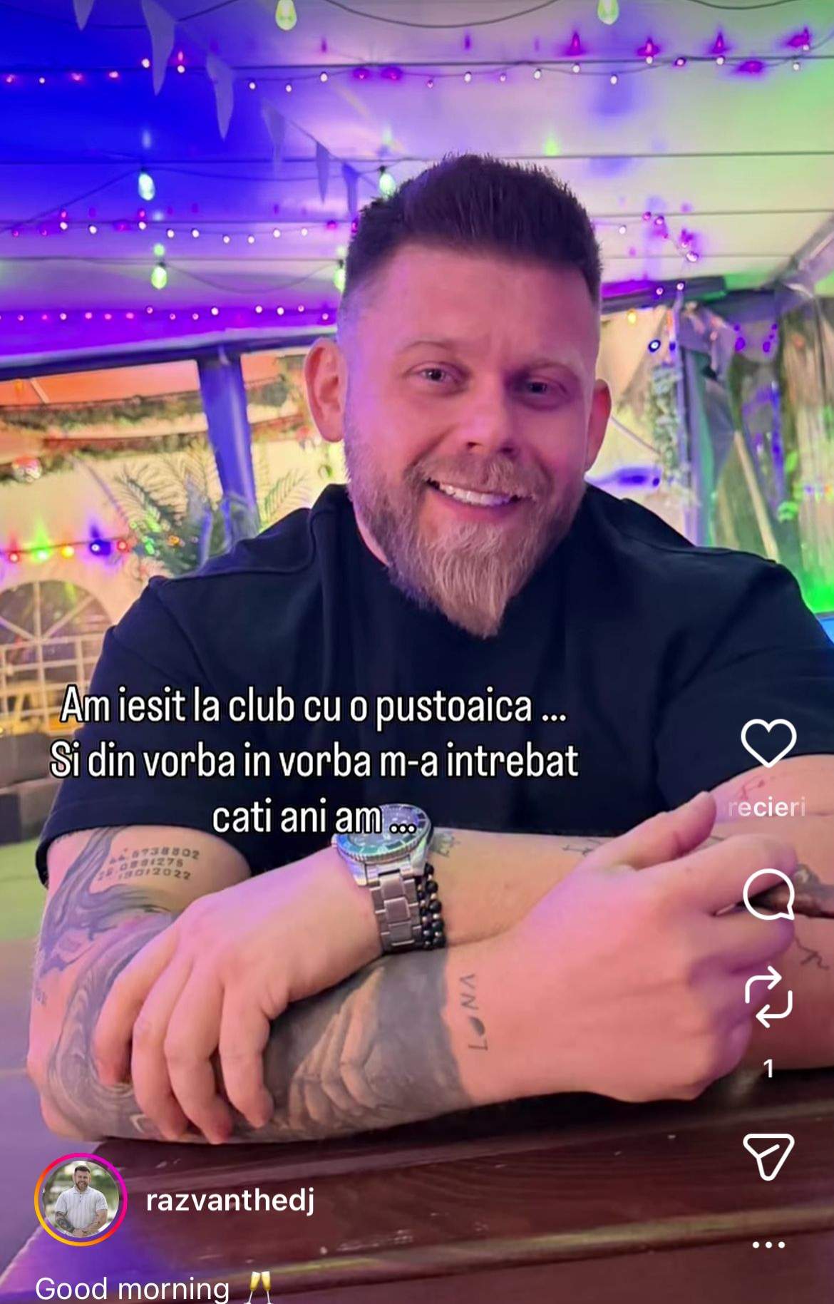 Mesajul lui Răzvan Kovacs