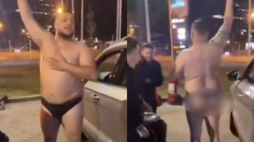 Colaj foto cu Alin Borcan în bikini