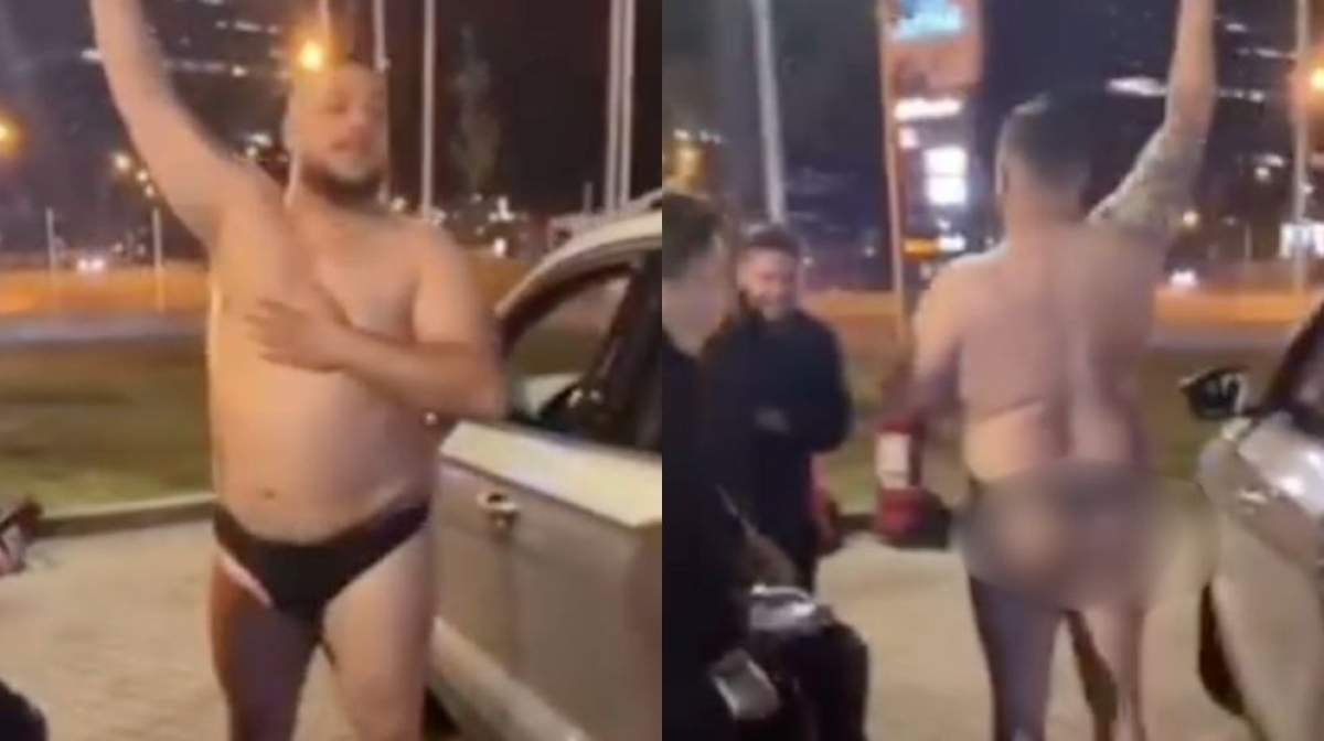 Colaj foto cu Alin Borcan în bikini