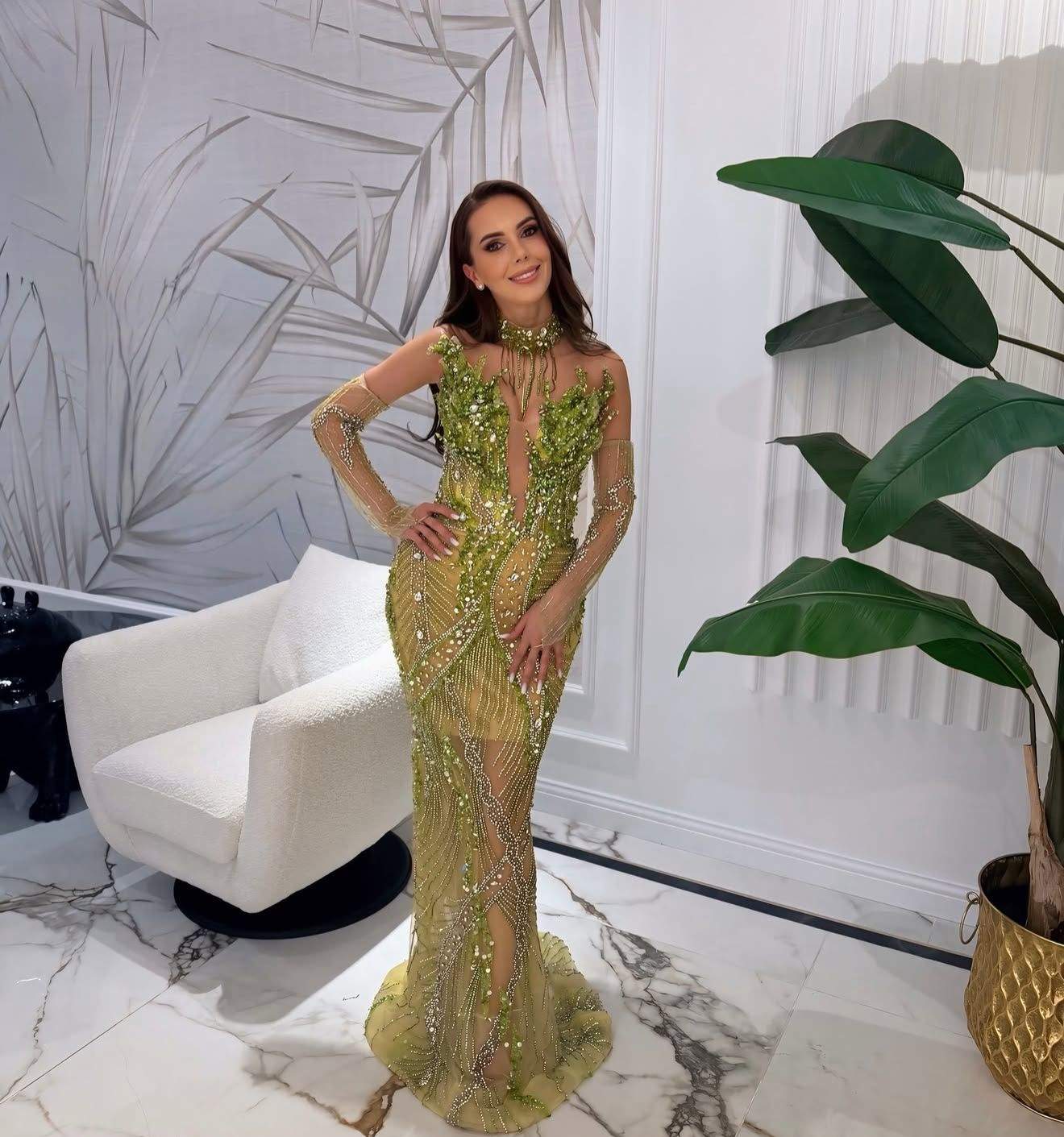 Georgiana Lobonț îmbrăcată elegant