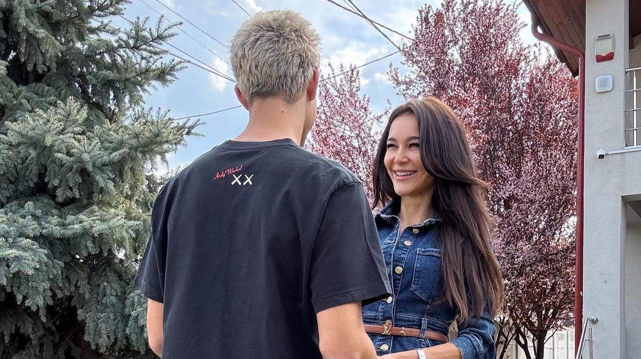 Ruxandra Luca și fiul ei cel mare