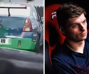Imagini virale cu Dacia care i-a luat fața lui Max Verstappen. Cum arată mașina care a atras privirile pe un circuit celebru
