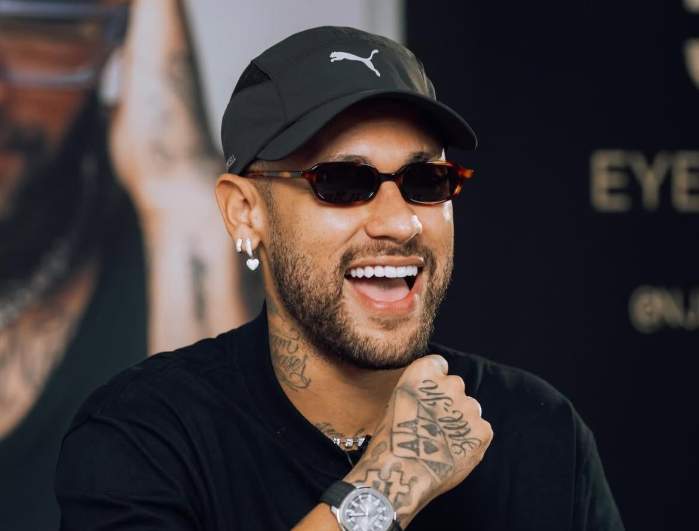 Neymar, fericit