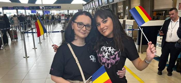 Alexandra Căpitănescu și profesoara ei
