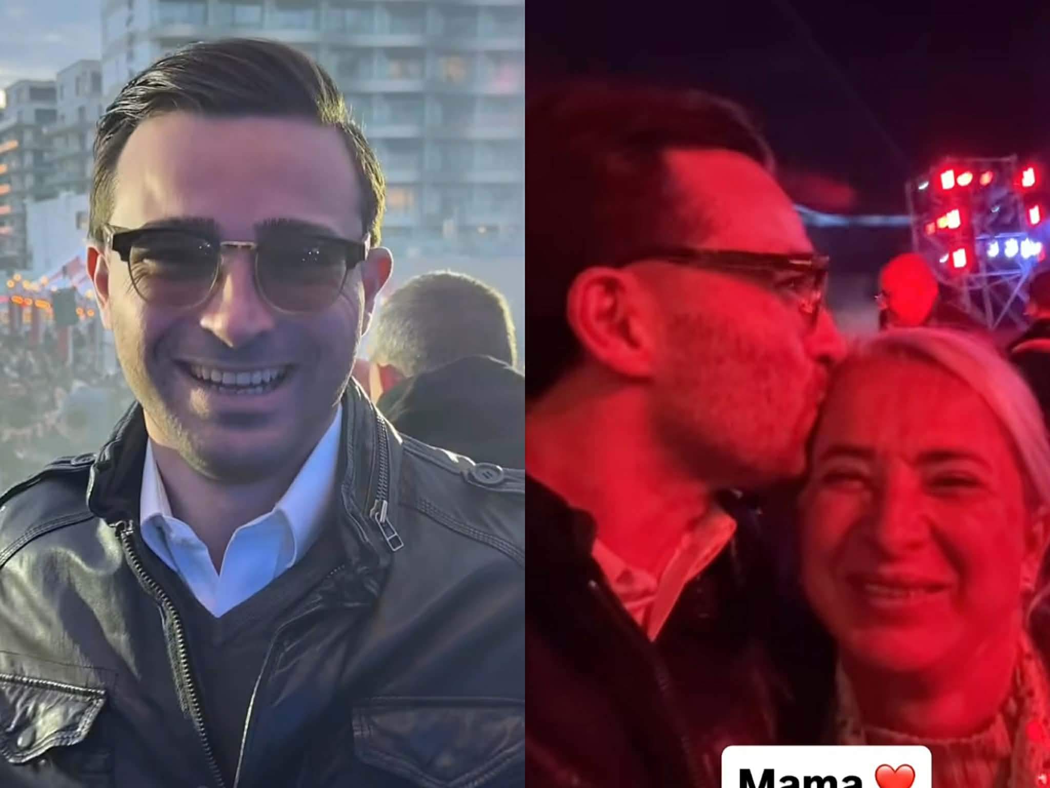 Radu Mazăre Jr. și mama  lui