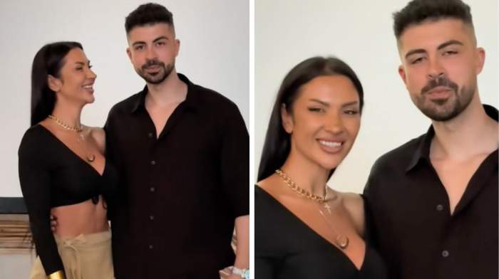 Colaj foto cu Steve Ant și Alina Oprea
