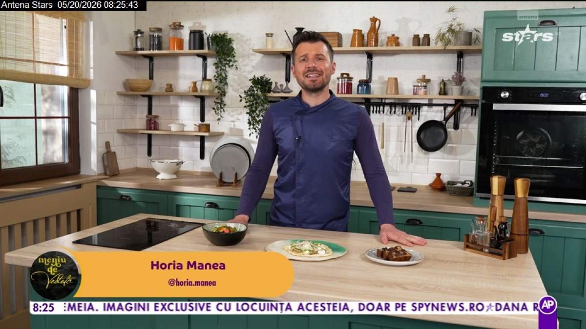Rețetă de lipie de casă cu burrata şi pesto. Horia Manea te învață secretele unui aluat pufos