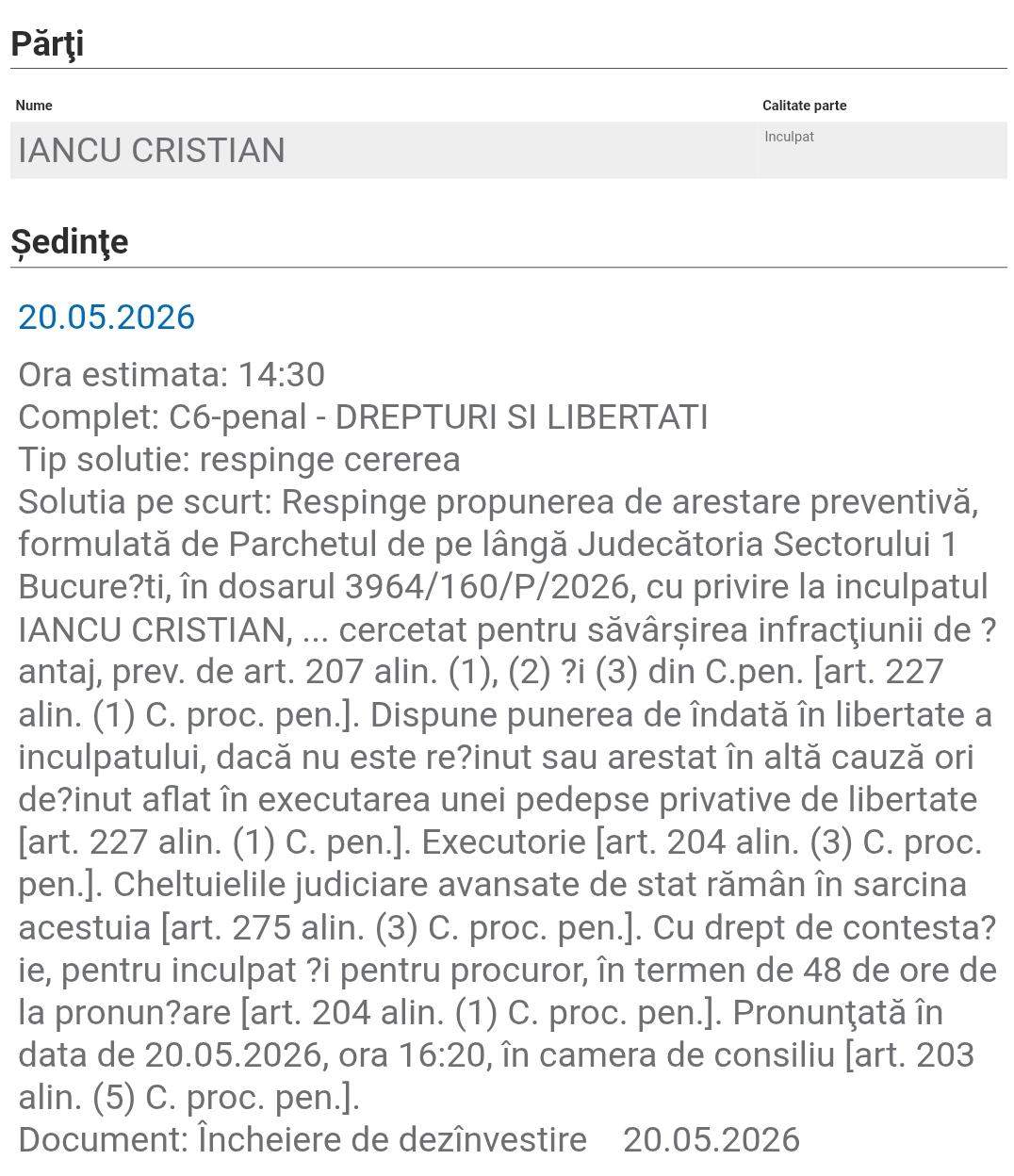 Document oficial