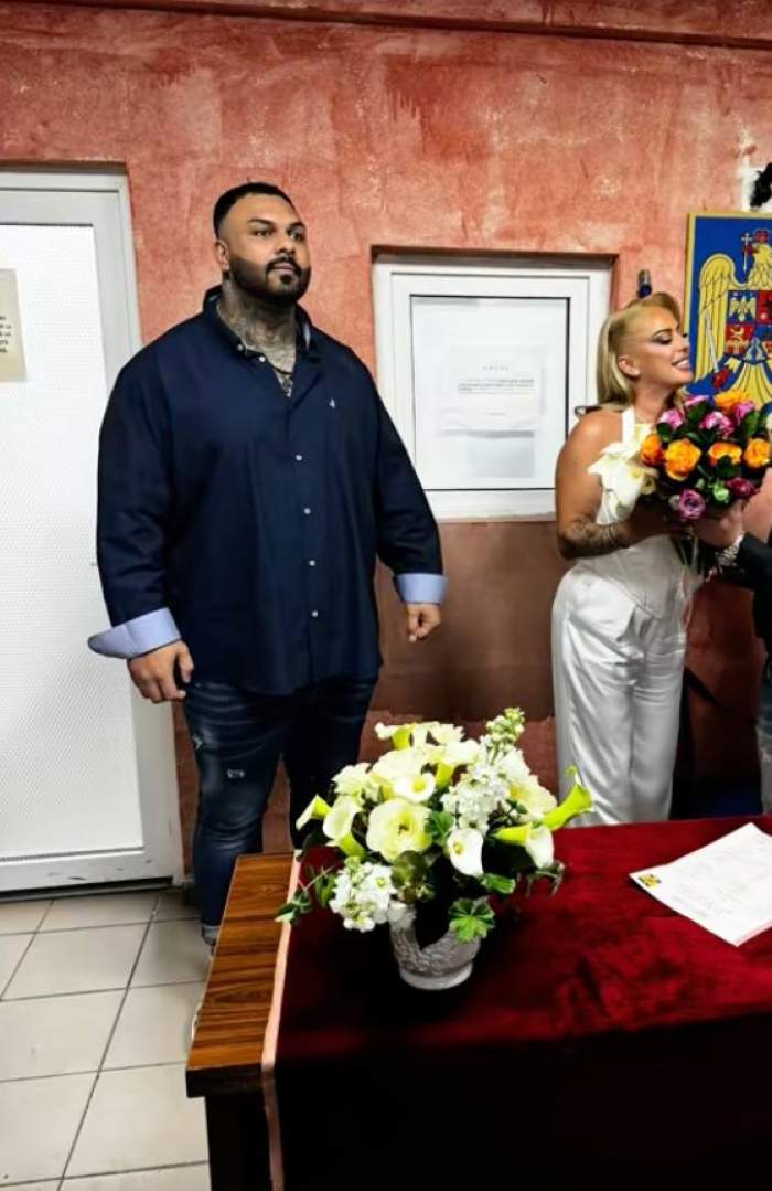 Bebino s-a căsătorit în închisoare! Singurele imagini cu interlopul și soția lui