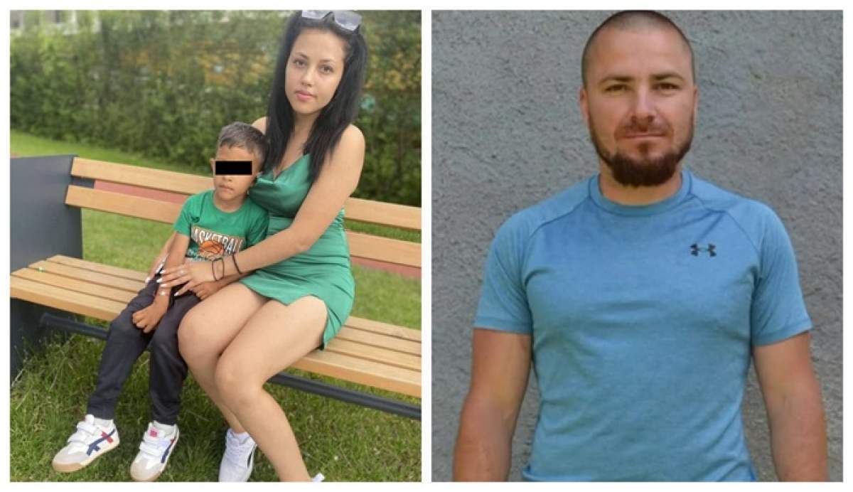 Colaj foto cu Emil Gânj și tânăra pe care a ucis-o