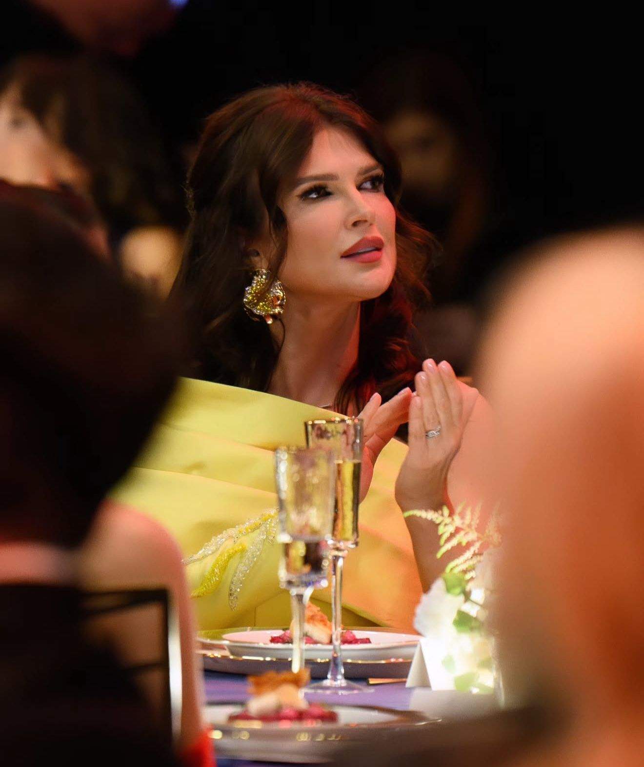 Monica Bîrlădeanu la un eveniment
