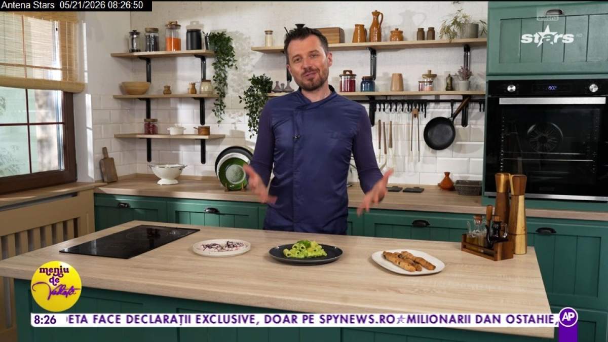Cum gătești paste cremoase cu ricotta şi mazăre. Chef Horia Manea îți prezintă rețeta