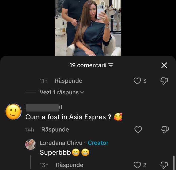 Mesajul Loredanei Chivu