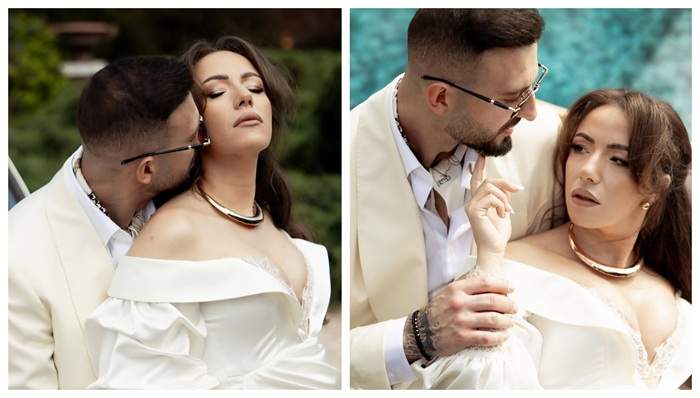 Cristi Pungă și Francesca Sarao de la Insula iubirii, primele imagini ca mire și mireasă. Ce rochie a ales șatena