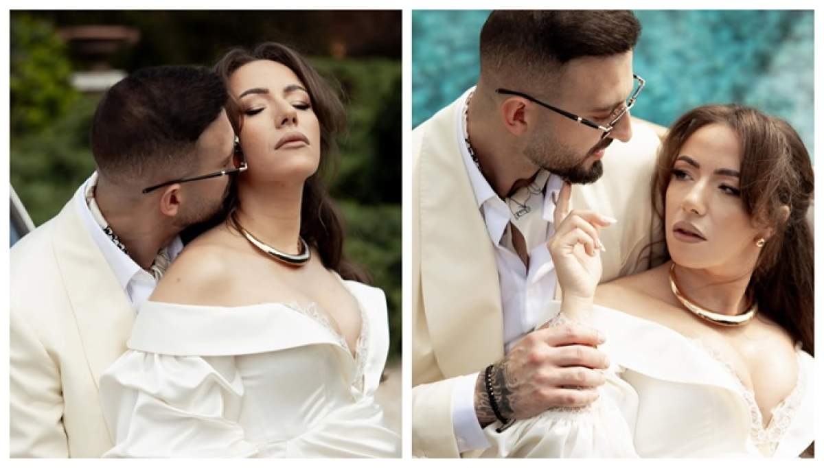 Cristi Pungă și Francesca Sarao de la Insula iubirii, primele imagini ca mire și mireasă. Ce rochie a ales șatena
