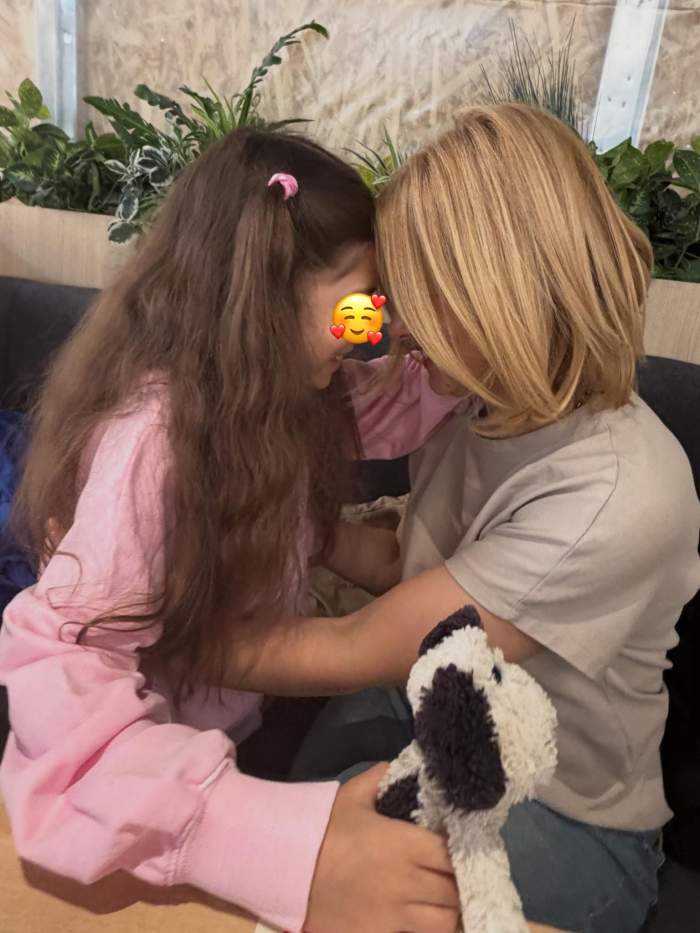 Simona Gherghe și fiica ei