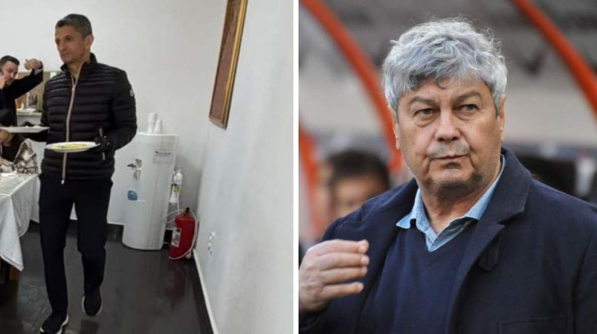 Colaj foto cu Răzvan și Mircea Lucescu