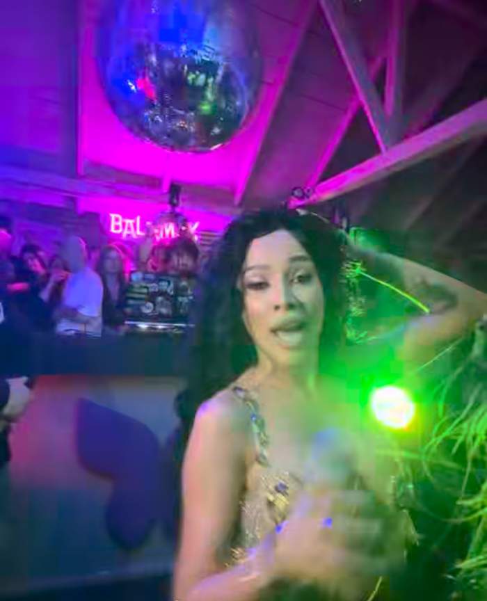 Cristina Pucean dansează la un eveniment