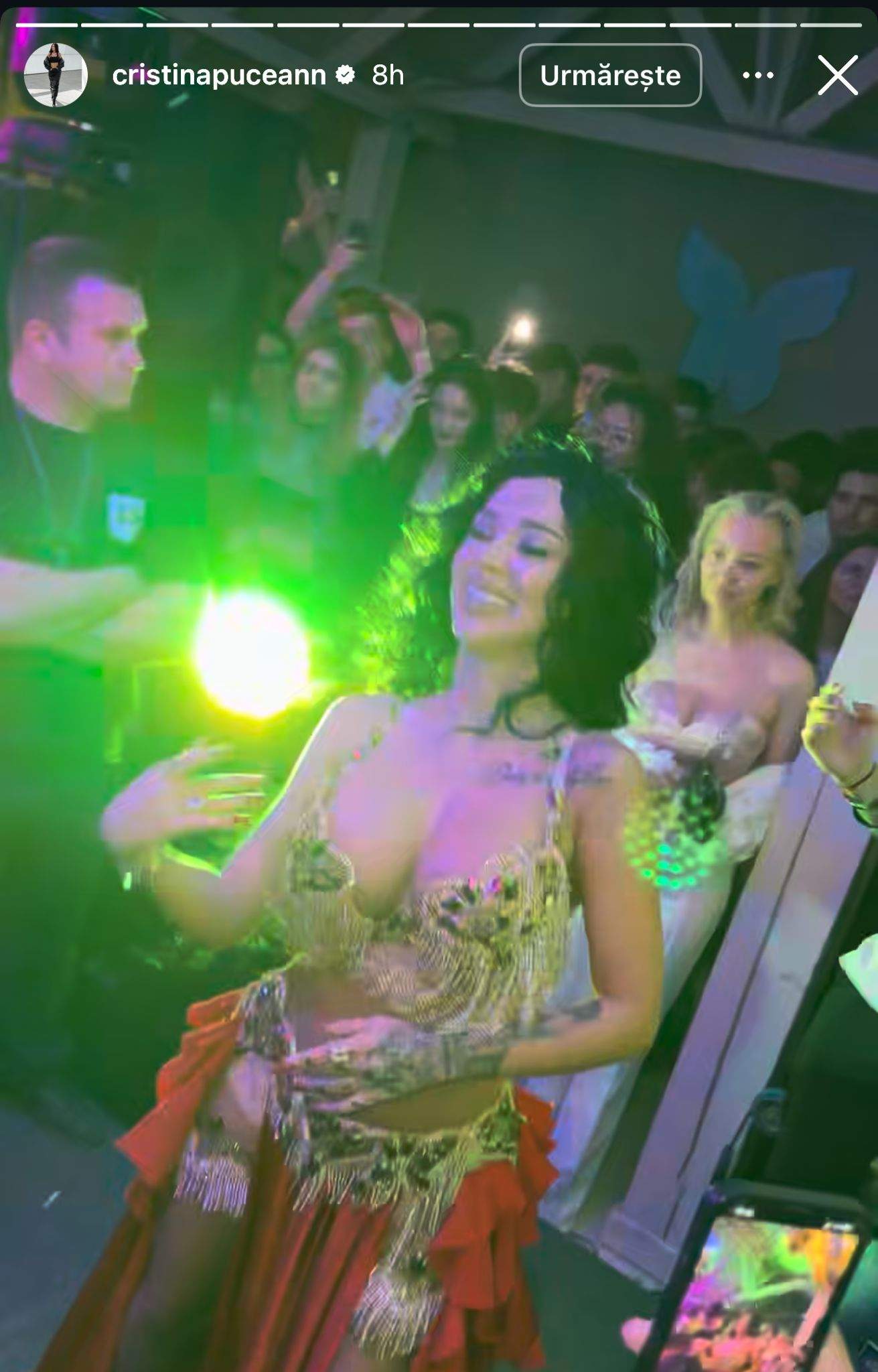 Cristina Pucean dansează