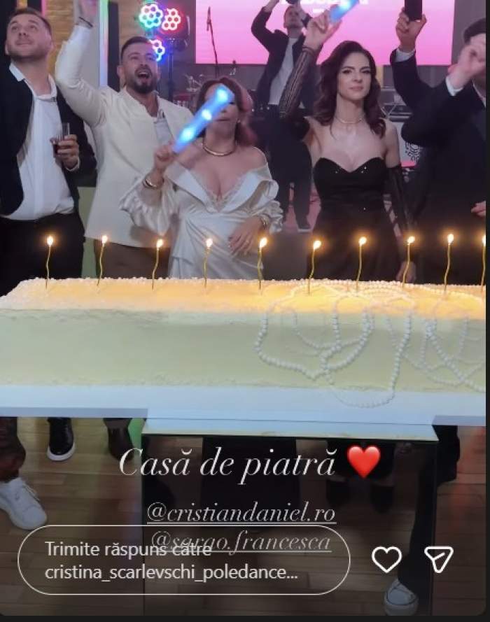 Momente inedite la nunta Franciscăi Sarao și a lui Cristi Pungă de la Insula iubirii! Cum a arătat tortul