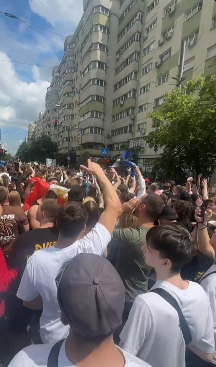 Bucureștiul, blocat! Imagini incredibile înainte de concertul lui Max Korzh
