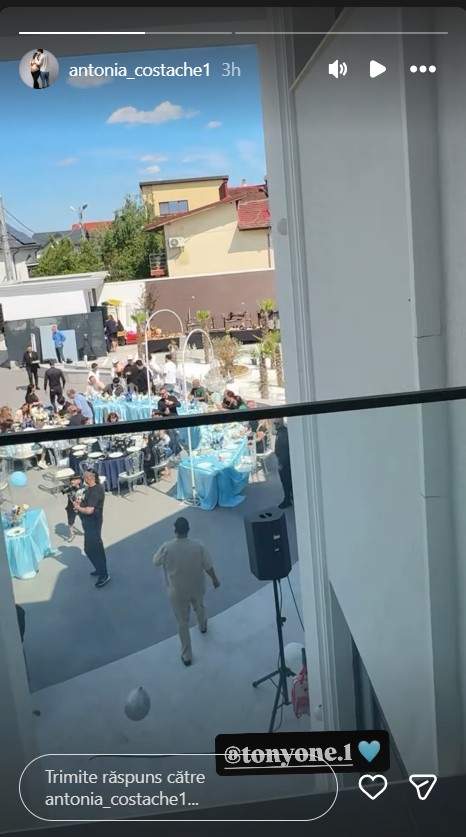 Petrecere în familia lui Costel Biju, după ce nora lui, Antonia, și nepotul au fost externați. Cum au fost așteptați acasă