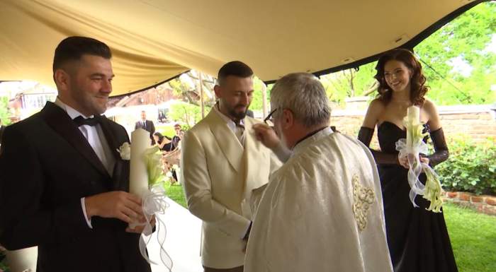 Imagini superbe de la cununia religioasă a Francescăi și a lui Cristi de la Insula iubirii. Cum se simte șatena, însărcinată pentru prima dată