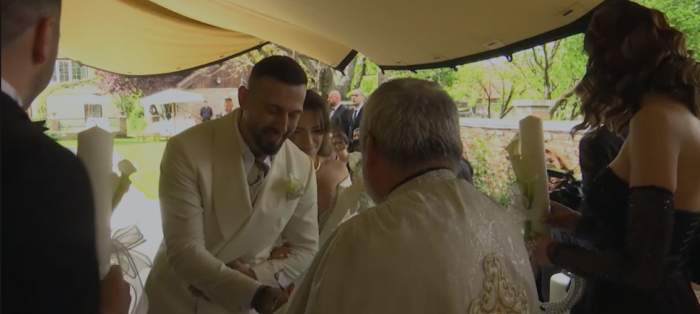 Imagini superbe de la cununia religioasă a Francescăi și a lui Cristi de la Insula iubirii. Cum se simte șatena, însărcinată pentru prima dată