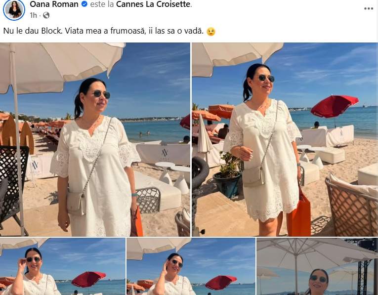 Oana Roman, mesaj pentru hateri. Ce le-a transmis celor care îi urmăresc fiecare mișcare