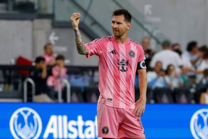 Leo Messi, pe teren