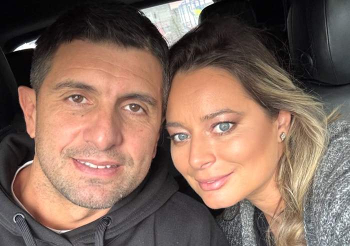 Selfie cu Laura Cosoi și soțul ei