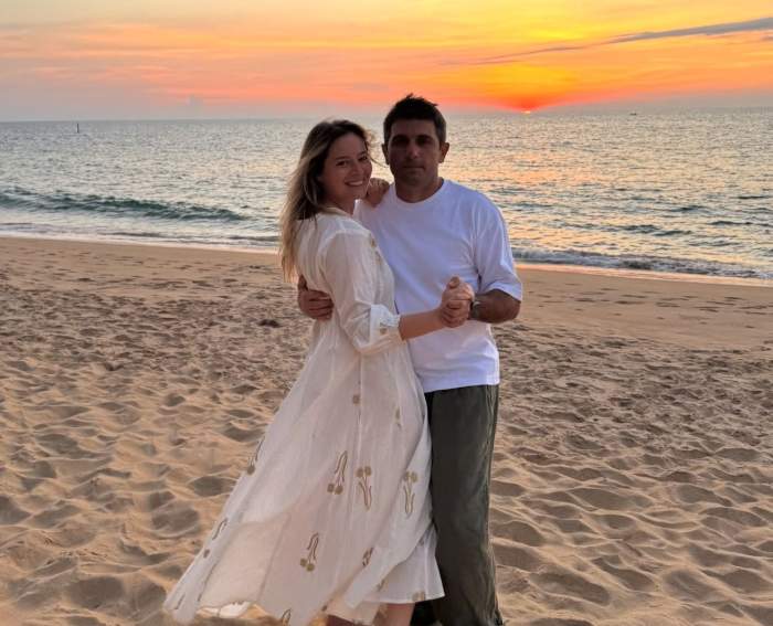 Laura Cosoi și soțul ei în vacanță