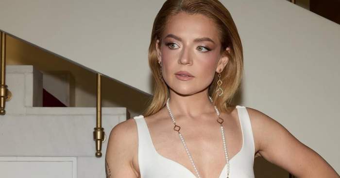 Victoria Răileanu îmbrăcată elegant