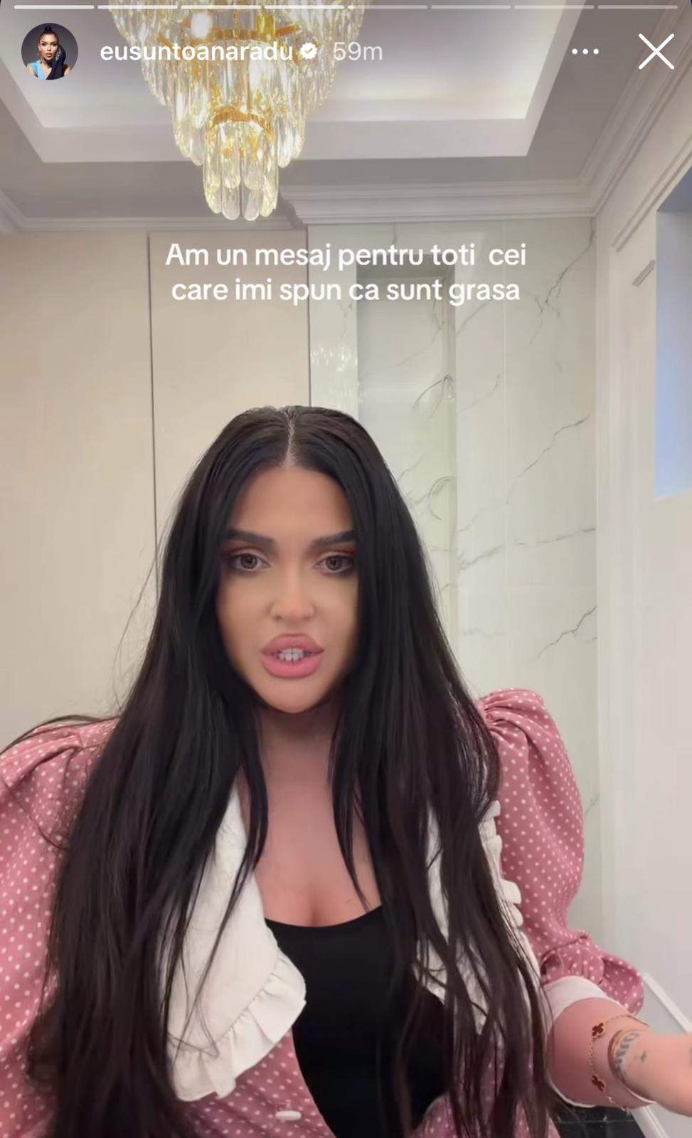 Oana Radu, pe Instagram